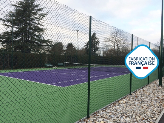 CLÔTURE COURT TENNIS SIMPLE (36 x 18 m)