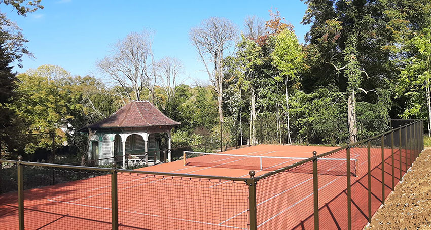 Clôture de tennis<br>VILLEPREUX